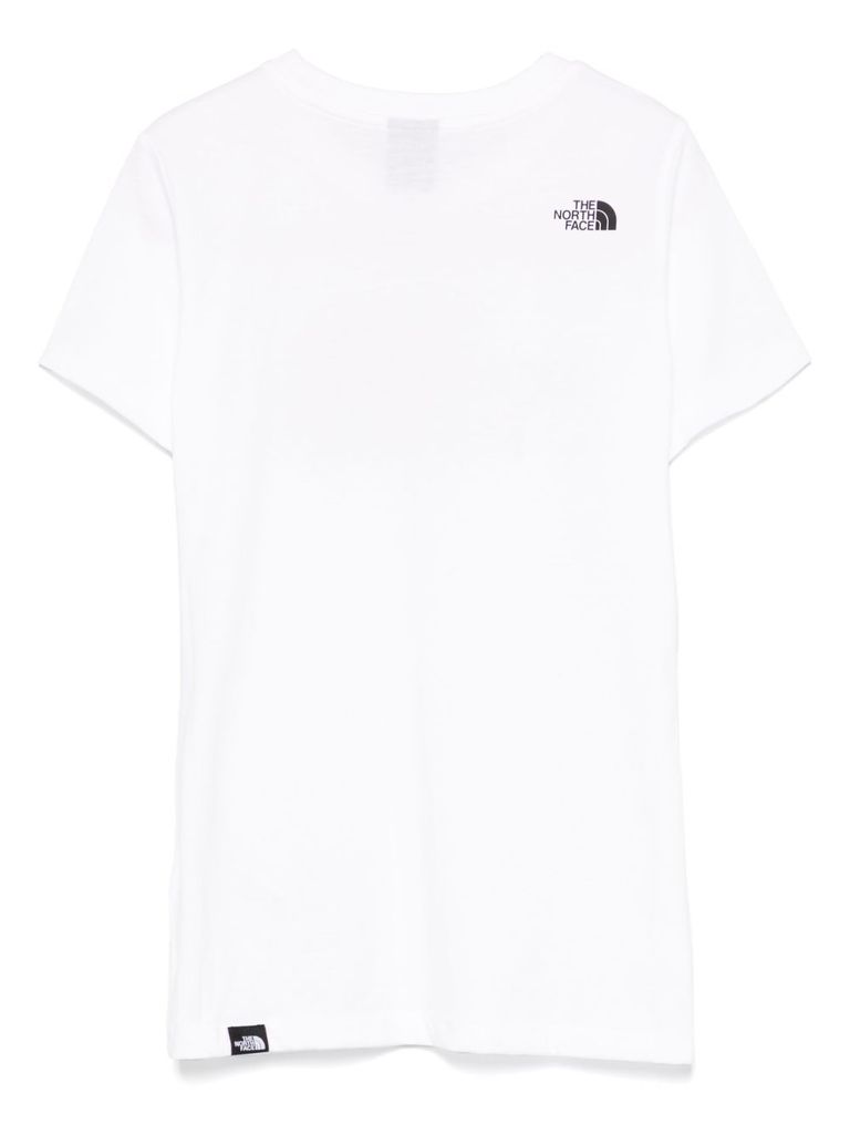 THE NORTH FACE WHITE SHORT SLEEVES T-SHIRT