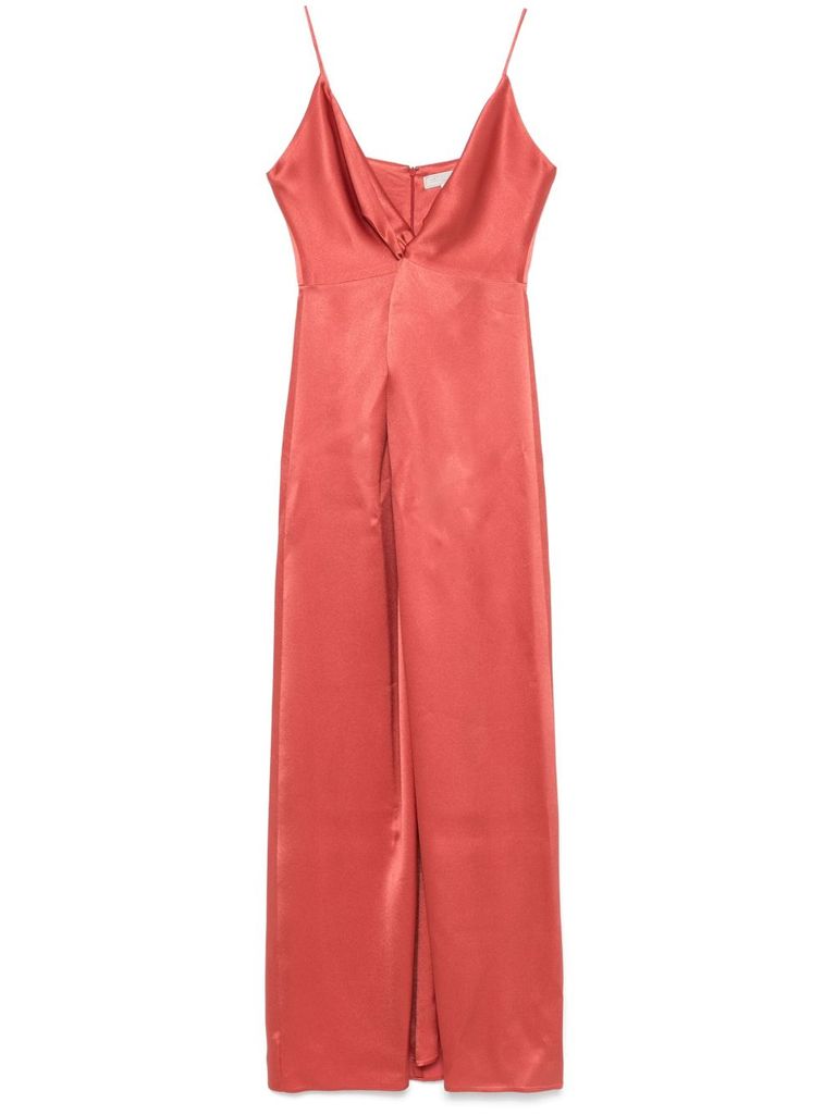 Shop Antonelli Red 'naomi' Long Dress