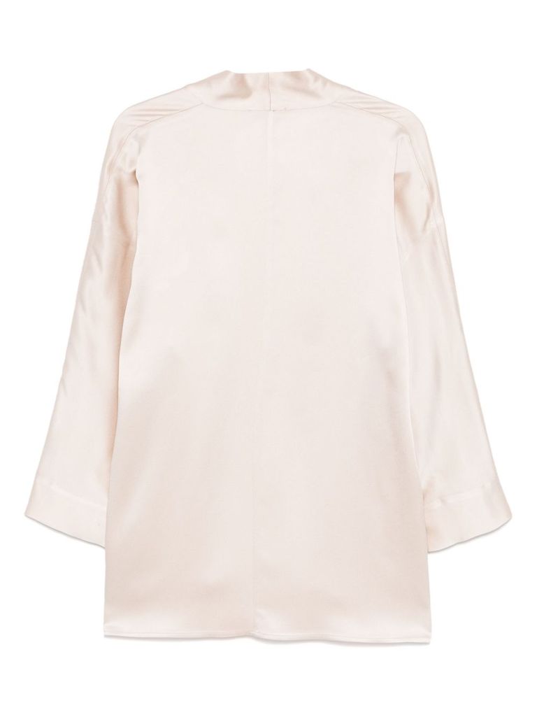 Shop Antonelli Flared Pink 'zircone' Shirt