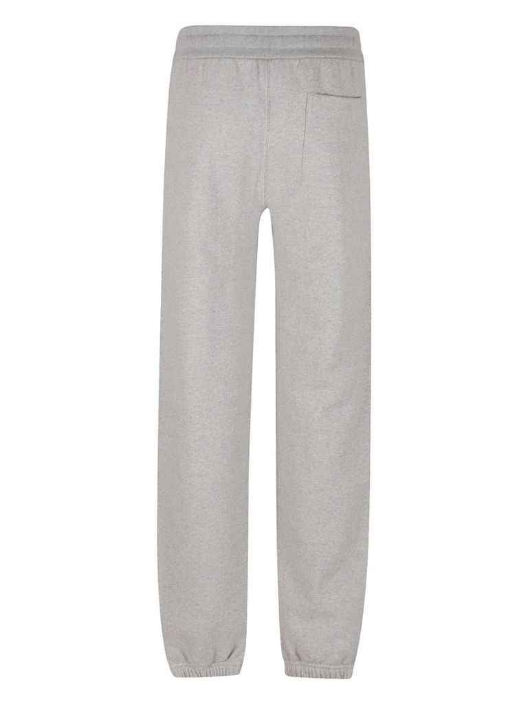 Shop Jil Sander Grey Trousers In Cotton With Elastic