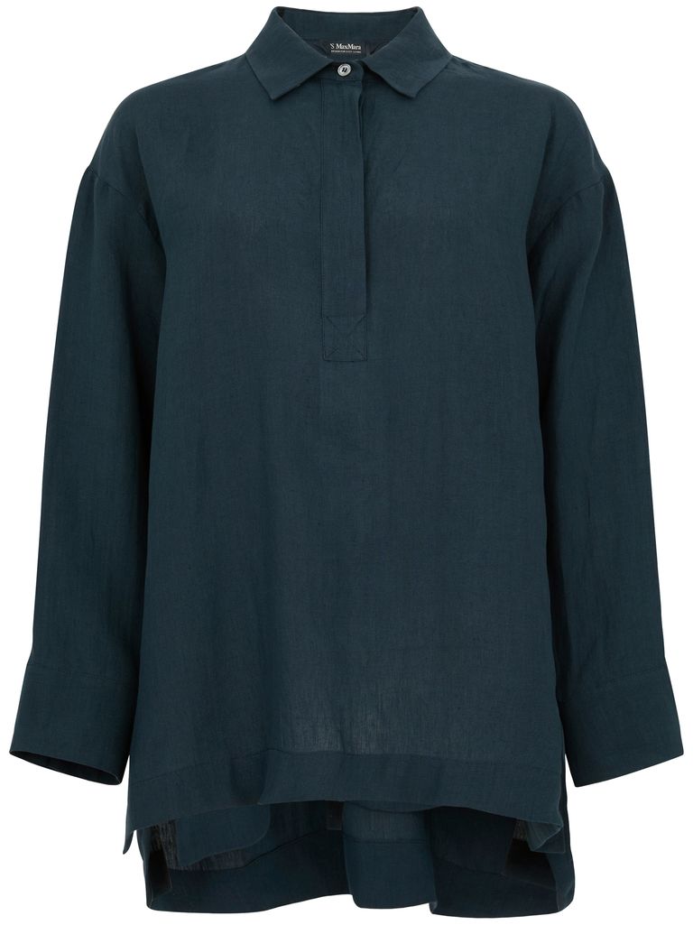 'S MAX MARA VARESE BLOUSE IN LINEN 