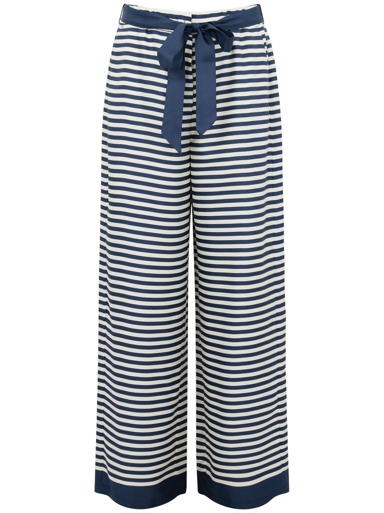 's Max Mara Pantalone In Seta Stampata Con Cintura In Beige