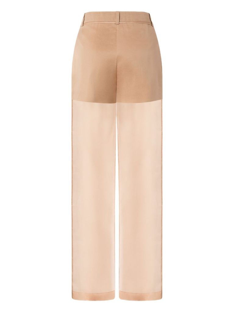 Pinko Belt Loops Slacks In Beige