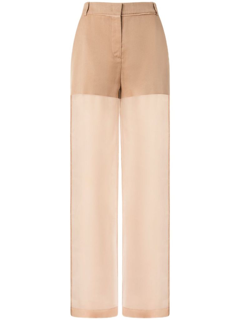 Pinko Belt Loops Slacks In Beige