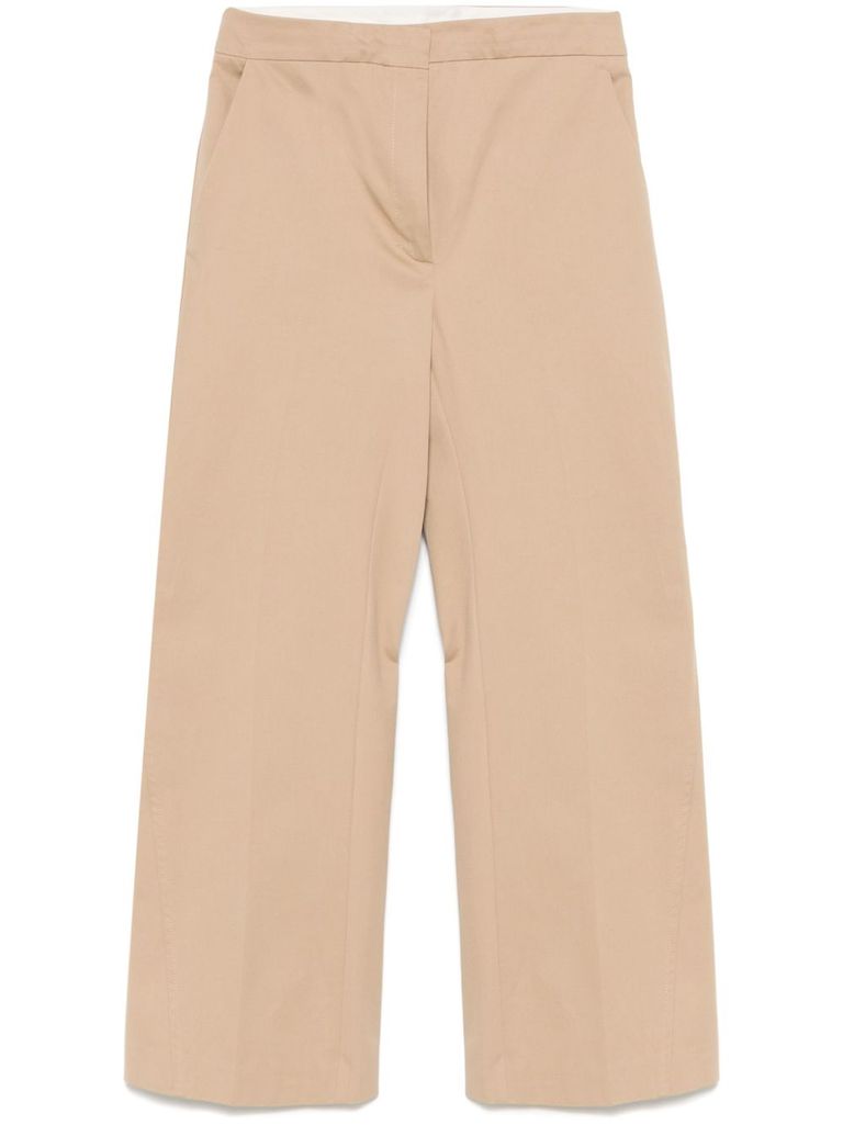 Semicouture Amandine Trousers In Neutral