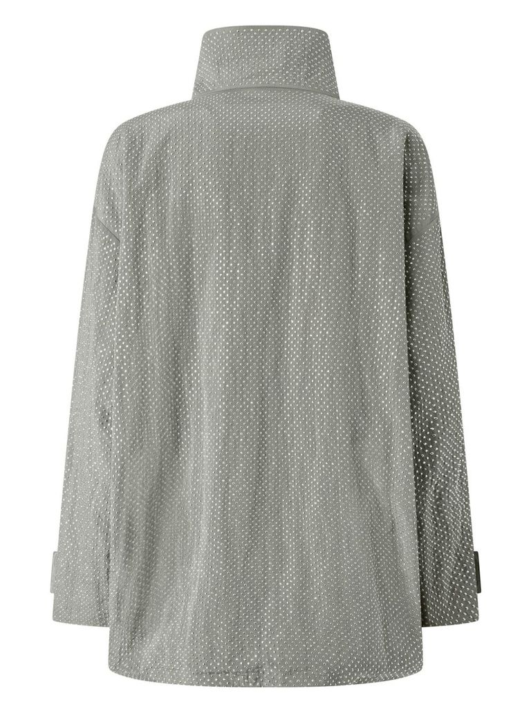 Shop Pinko Grey 'pescatore' Parka With Pockets