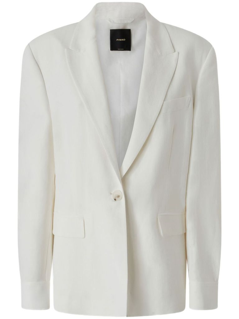 Shop Pinko White 'umbrella' Blazer