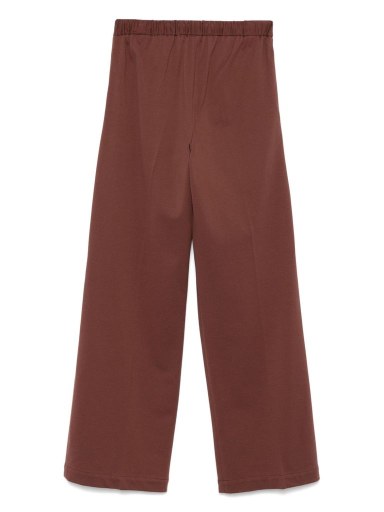 Circolo 1901 Straight-leg Track Pants In Marrone