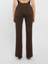 max mara - Brown high-waisted trousers - 3