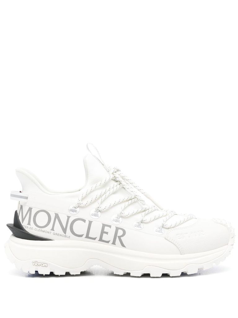 Shop Moncler White Sneakers