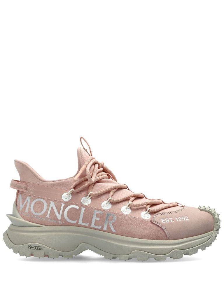 Shop Moncler Pink Sneakers