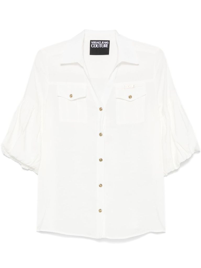 Shop Versace Jeans Couture White Shirt