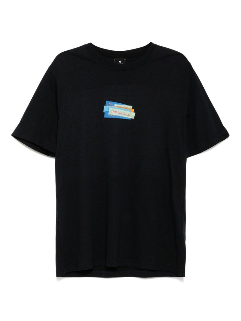Ps By Paul Smith Regular Fit T-shirt In Blue