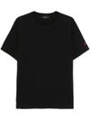 peuterey - Black cotton blended t-shirt
