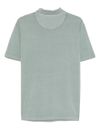 woolrich - Sage green cotton blend polo shirt - 1