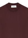 laneus - Brown crew-neck short-sleeve T-shirt - 1
