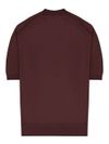 laneus - Brown crew-neck short-sleeve T-shirt - 2