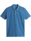 woolrich - Light blue cotton-blend polo
