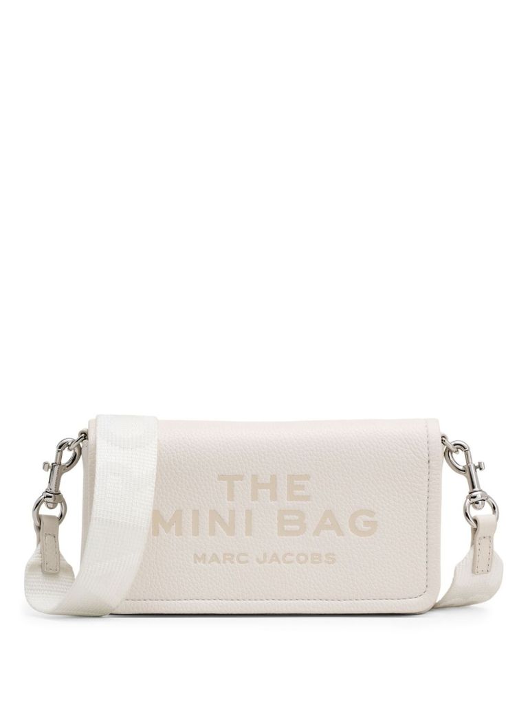 Marc Jacobs "the Mini Bag" Leather Bag In White