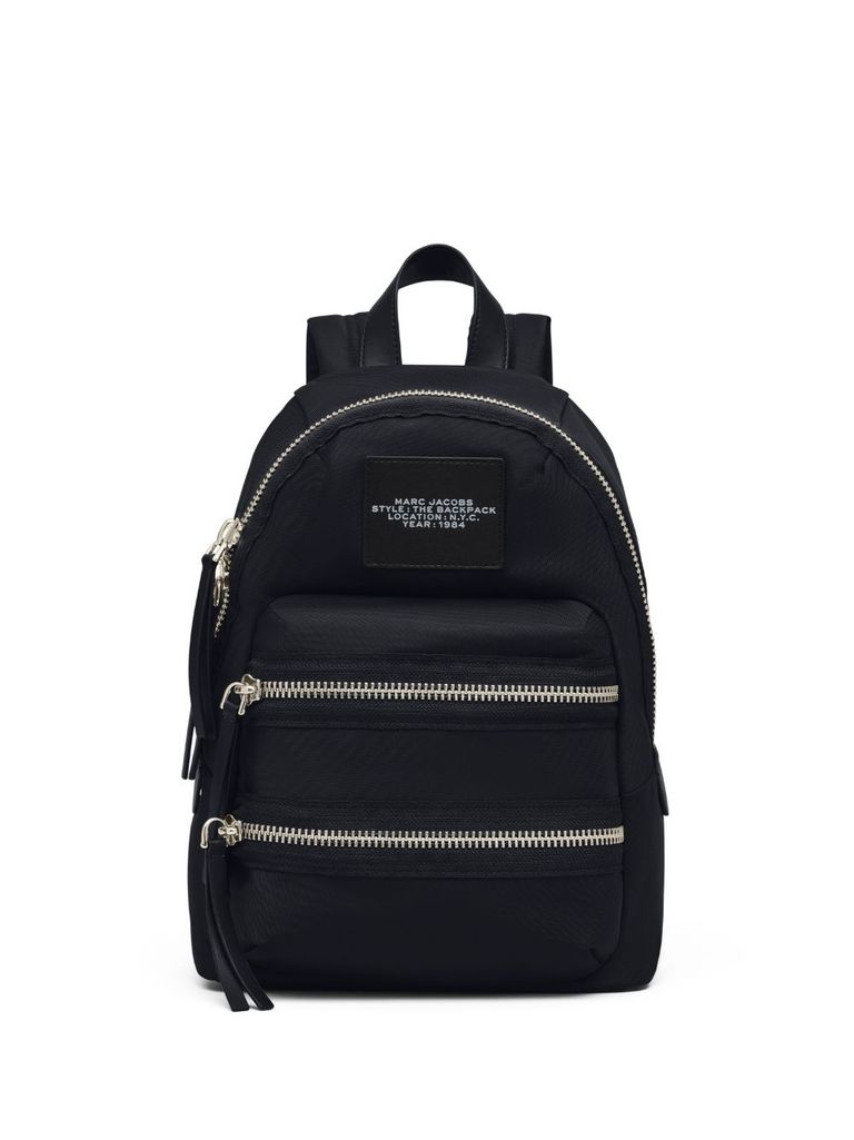 Marc Jacobs The Biker Nylon Medium Backpack Bags In Black