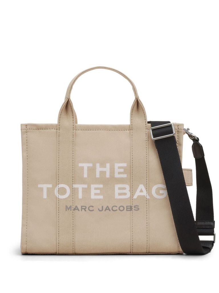 MARC JACOBS BEIGE 'THE MEDIUM CANVAS' TOTE BAG IN COTTON