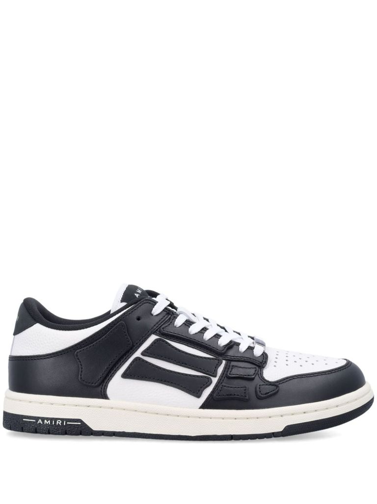 Amiri Rubber Sole Low Top Sneakers In Black