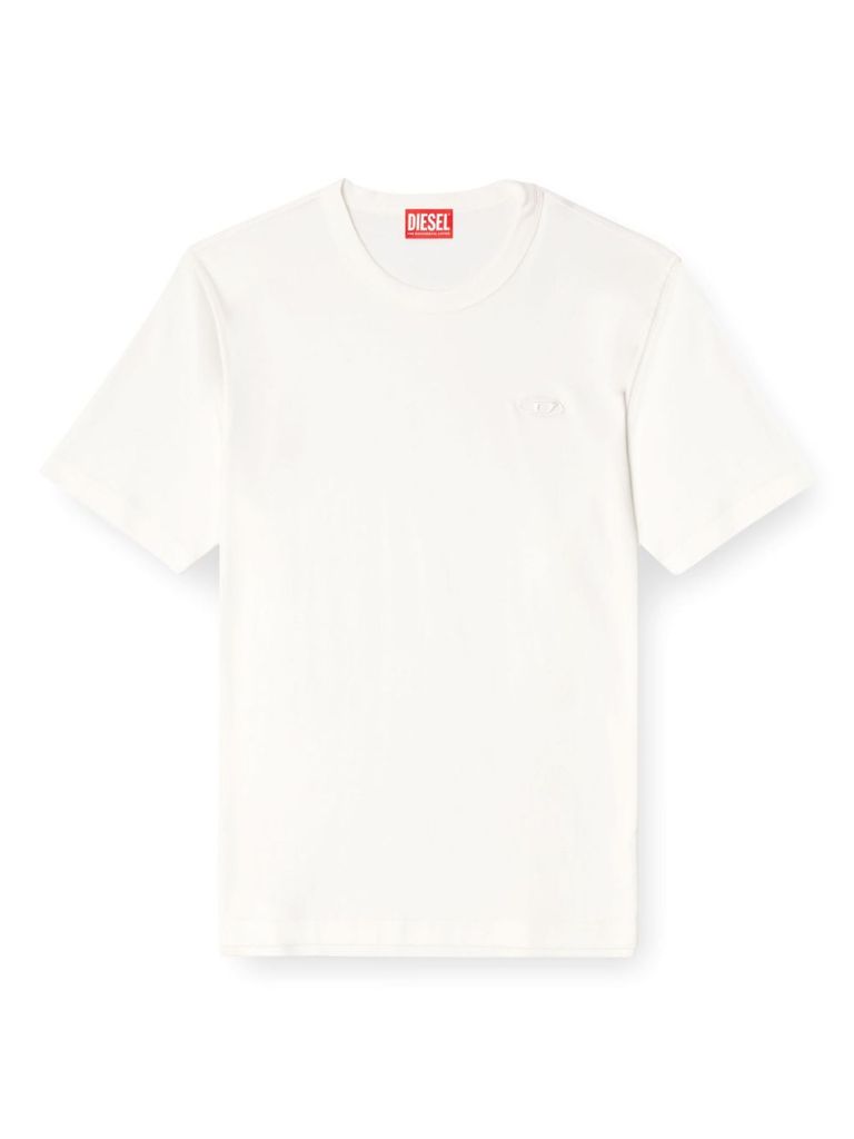 Diesel T-boxt-k18 Organic Cotton T-shirt In White