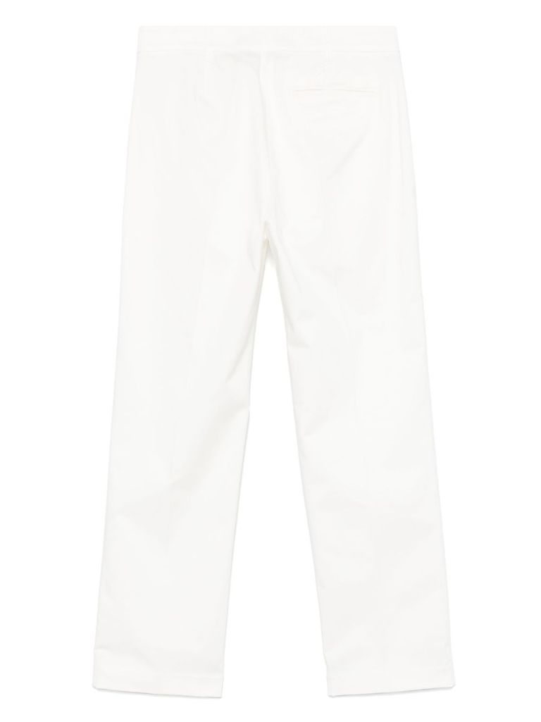 Liu •jo Cropped Trousers In White