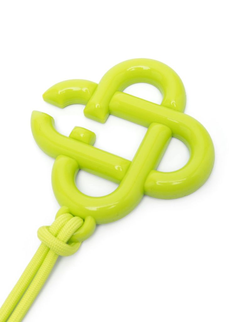 Casablanca Fluorescent Green Keychains In Green