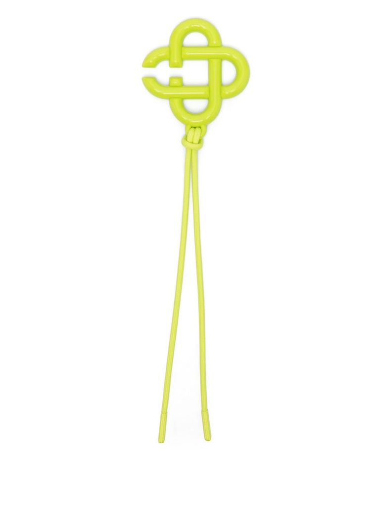 Casablanca Fluorescent Green Keychains In Green