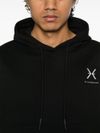 john richmond - Black cotton-blend hoodie - 2