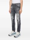 john richmond - Grey cotton slim jeans - 1