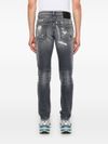 john richmond - Grey cotton slim jeans - 4
