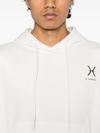 john richmond - White cotton-blend hoodie - 1