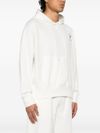 john richmond - White cotton-blend hoodie - 2