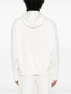john richmond - White cotton-blend hoodie - 4