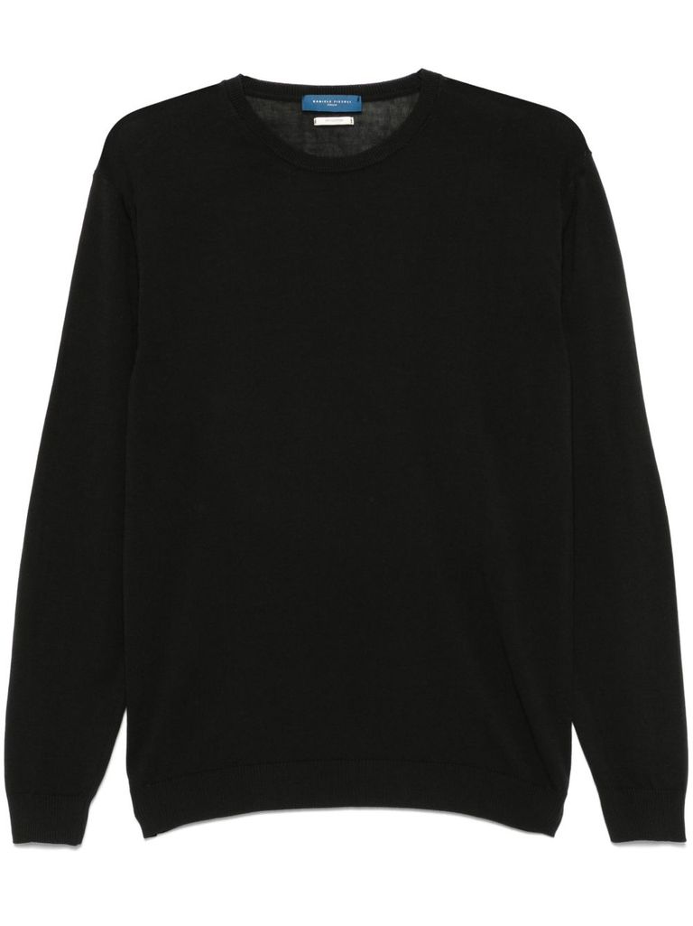 Daniele Fiesoli Fine-ribbed Sweater In Black