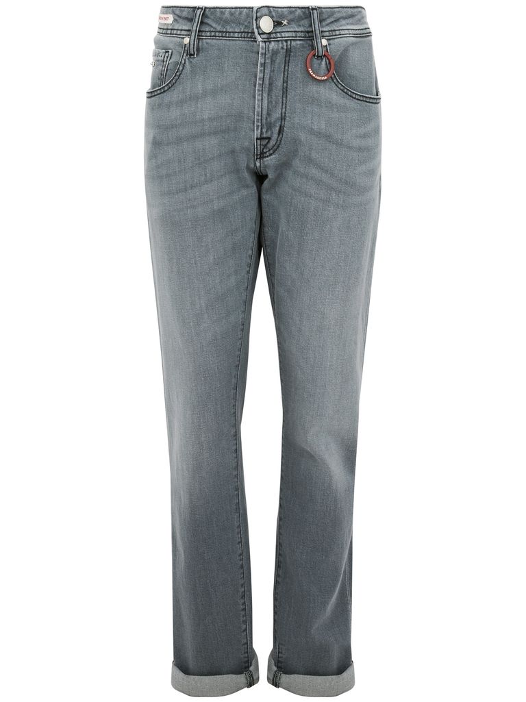Tramarossa Grey 'michelangelo' Jeans In Cotton In Gray