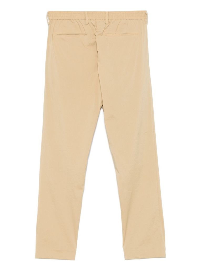Paul Smith Beige Trousers With Elastic In Beige