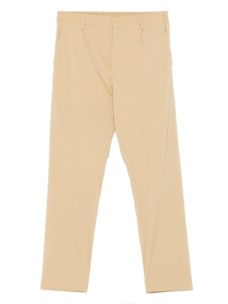 Paul Smith Beige Trousers With Elastic In Beige
