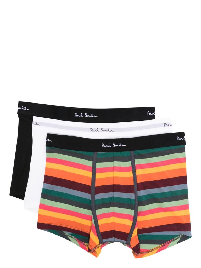PAUL SMITH 3-PACK BOXERS IN MULTICOLOR COTTON 