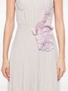 elisabetta franchi - Lilac long dress floral detail - 1