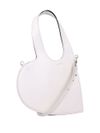 coperni - 'Baby Hearth' white leather crossbody bag - 2