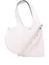 coperni - 'Baby Hearth' white leather crossbody bag