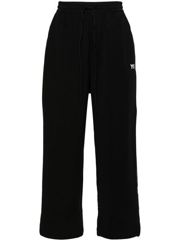 Y3 - Pantaloni sportivi in cotone nero