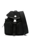 moncler - Black backpack with logo