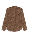 michael kors - Camicia a maniche lunghe animalier - 1