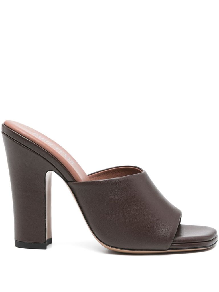 Paris Texas 100mm Ava Mules In Brown