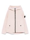 stone island - Giacca beige chiaro con cappuccio