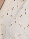 moncler - Ivory embroidered cotton-blend shirt - 3
